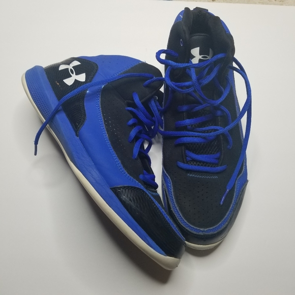 under armour shoes blue and black